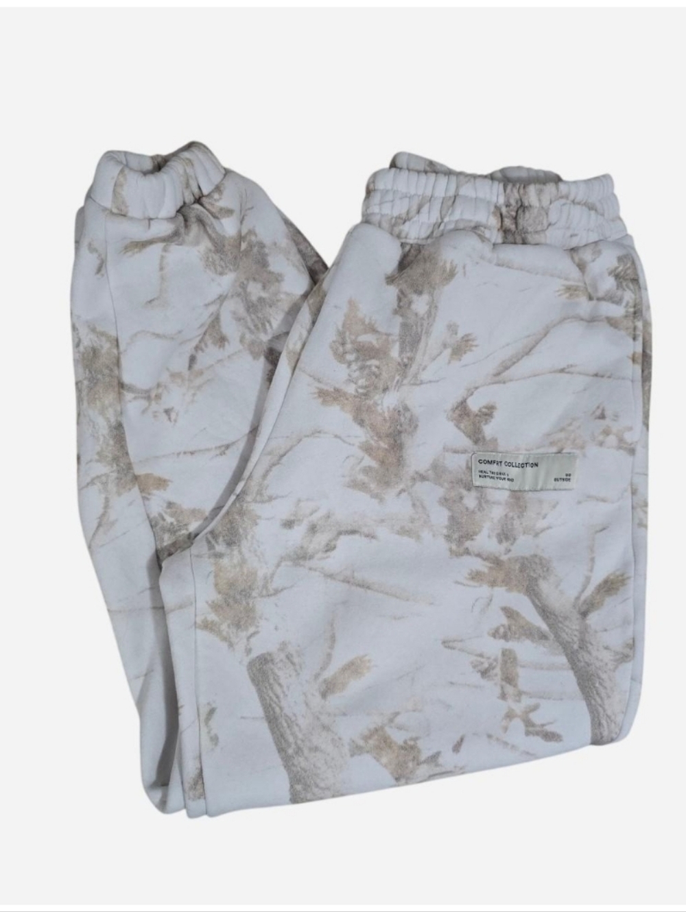 Comfrt Camo Joggers- White Oak